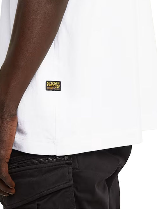 Archive Print Boxy T-Shirt White
