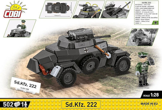 Cobi Blocuri Sd.Kfz 222 502buc