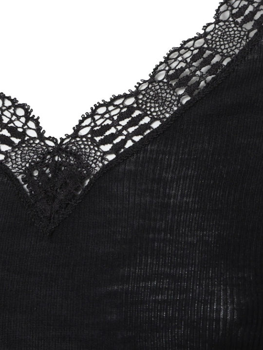 Short Sleeve Black Women's T-Shirt