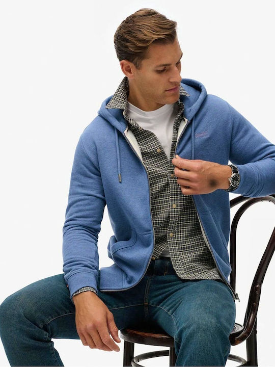 Logo Sweatshirt with Hood Light Blue