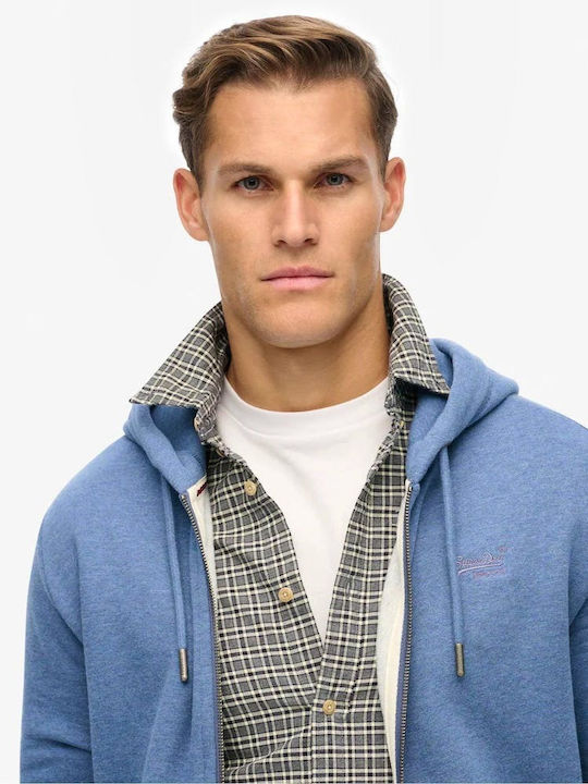 Logo Sweatshirt with Hood Light Blue
