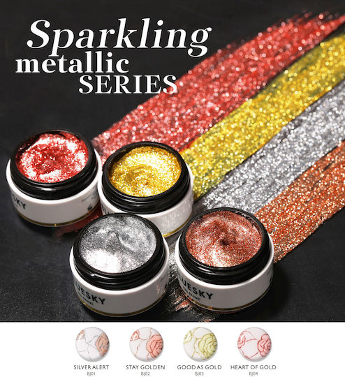 Bluesky Nail Art Gel Silver 11 8gr