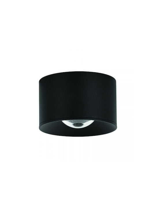 Zambelis Lights Outdoor Ceiling Spot with Integrated LED in Black Color S133