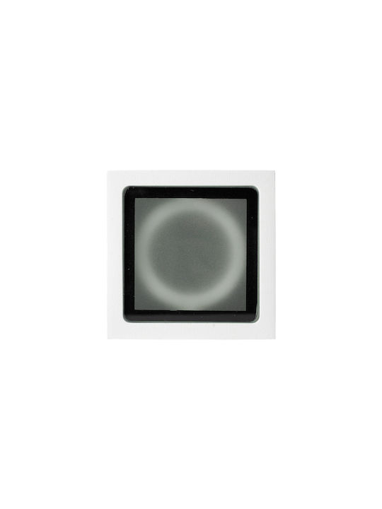 Ideal Lux Techo Πλαφονιέρα Οροφής Εξωτερικού Χώρου GU10 σε Λευκό Χρώμα 251561