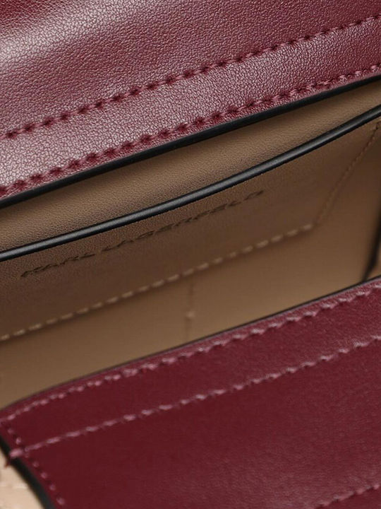 Circle Damen Tote Tasche Burgundisch