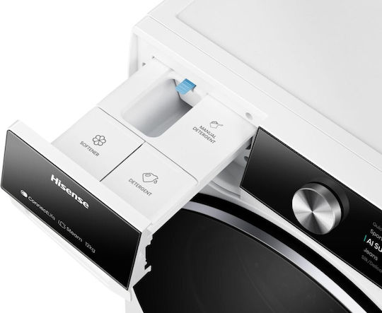 Hisense Пералня 12кг 1400 Оборота ConnectLife WF7S1247BW