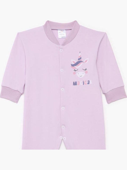 Pretty Baby Baby Bodysuit Long-Sleeved Lilac