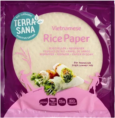 Terrasana Organic Papers Rice Gluten Free 150gr