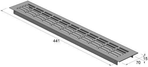 Finetto Vent Louver Rectangular