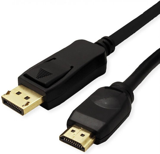 Value Cable HDMI male - HDMI male 7.5m Μαύρο