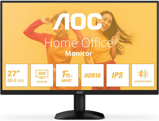 AOC Q27B35E IPS HDR Monitor 27" QHD 2560x1440 with Response Time 4ms GTG