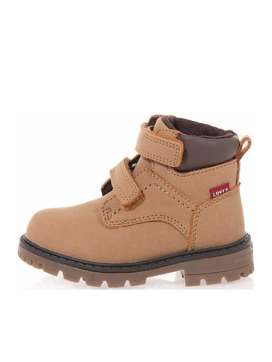 Jax Plus Mini Kinderstiefeletten mit Klettverschluss Gelb