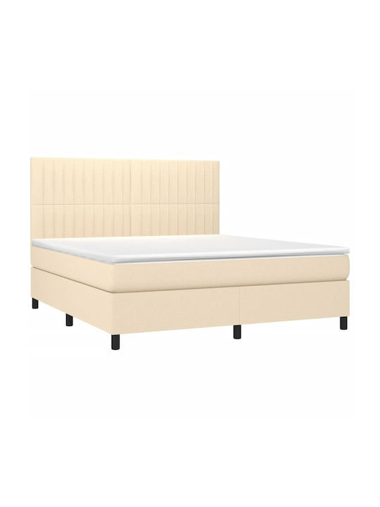 Bett Übergröße Mit Stoff bezogen Blue mit Latten & Matratze 160x200cm
