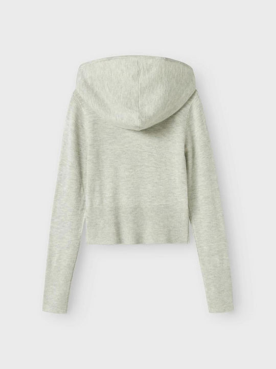 Детска Жилетка с Качулка Light Grey Melange