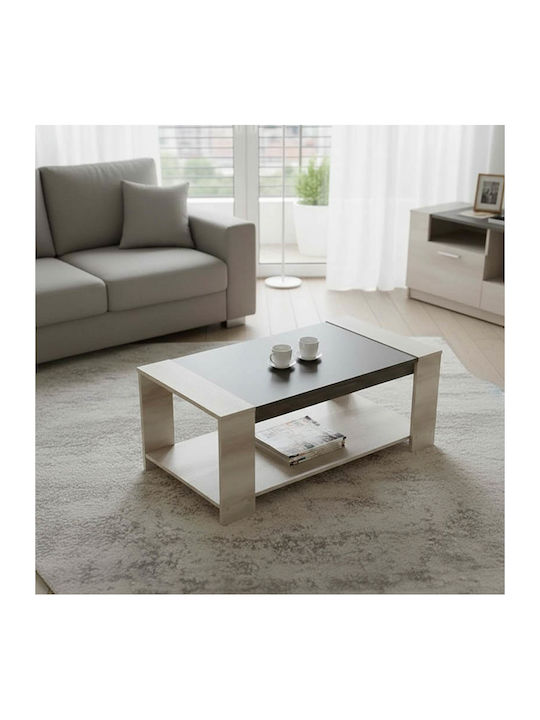 Rectangular Central Coffee Table Olympus Wooden Castillo Toro L110xW51xH42.5cm