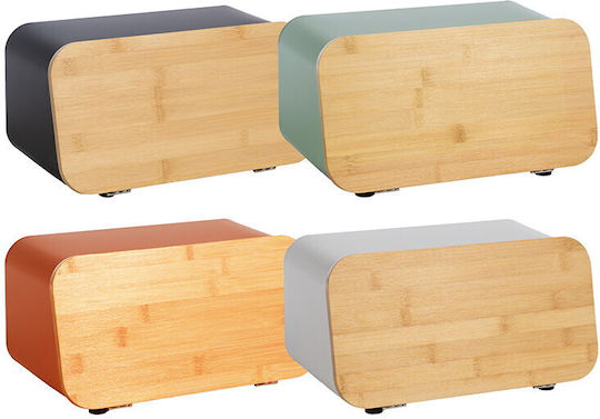Nef-Nef Homeware Καλάθι Ψωμιού με Καπάκι Μεταλλικό Μαύρο 34.5x19x17cm Nef-Nef Homeware Καλάθι Ψωμιού με Καπάκι Μεταλλικό Μαύρο 34.5x19x17cm