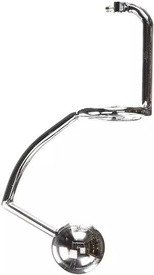 XR Anal Intruder Cock Ring with Penis Plug Spreizer in Silber Farbe