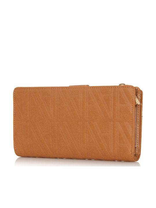 Large Women's Wallet Classic Tabac Brown