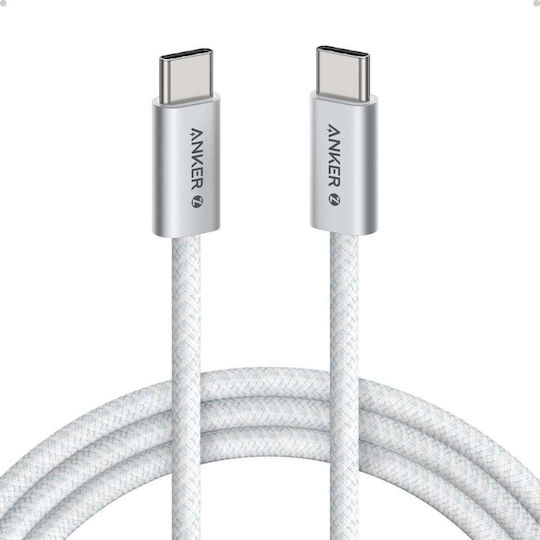 Кабел Anker Zolo USB-C USB-C 240W 1,8m Бял