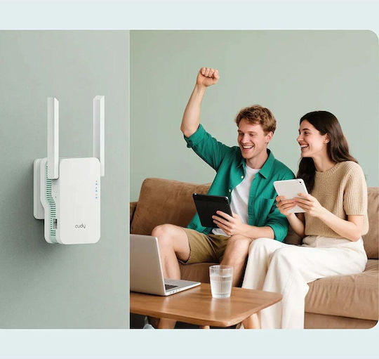 Cudy RE1500 v1 Mesh WiFi Extender Dual Band (2.4 & 5GHz) 1500Mbps