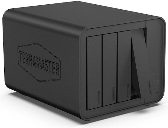 TerraMaster D4-320 Hard Drive Case for 4 Hard Drives 3.5" / 2.5" SATA III with connection SATA / USB 3.2 in Schwarz color