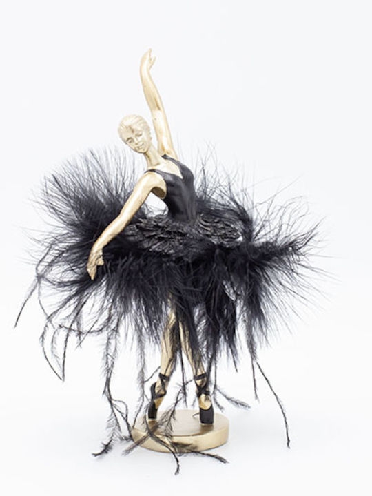 Eurolamp Christmas Plastic Figure Ballet dancer Black Height 21.5cm
