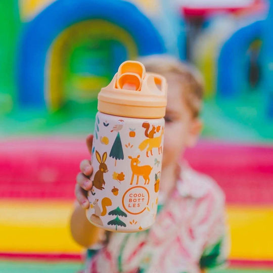 Cool Bottles Детска Бутилка За Вода Неръждаема Стомана Kiddies 350ml