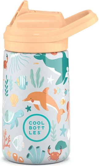 Cool Bottles Kids Water Bottle Stainless Steel Kiddies 350ml