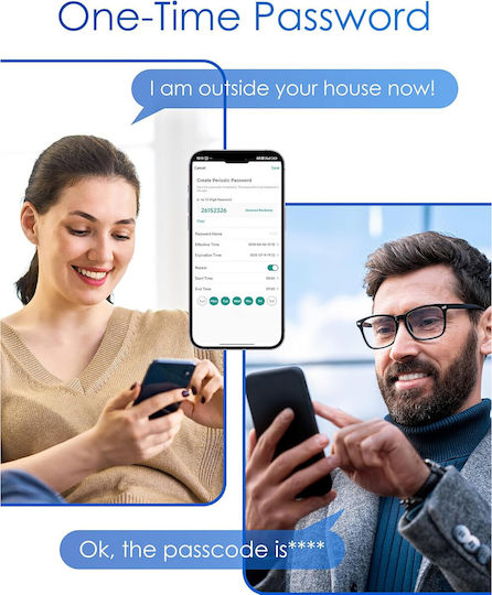 Lacăt Electronic Smart Lock în culoare Negru