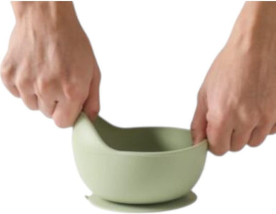 Queen Mother Toddler Food Bowl Fox Made Of Pink Silicone