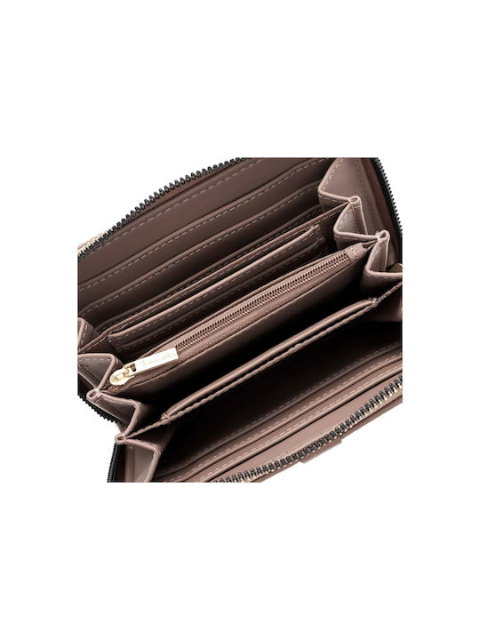 Damen Geldbörse Klassisch Beige