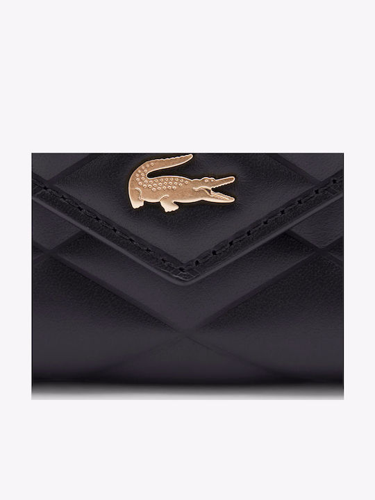 Money Pieces Small Leather Women's Wallet Black