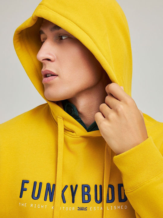 Sweatshirt mit Kapuze Gelb