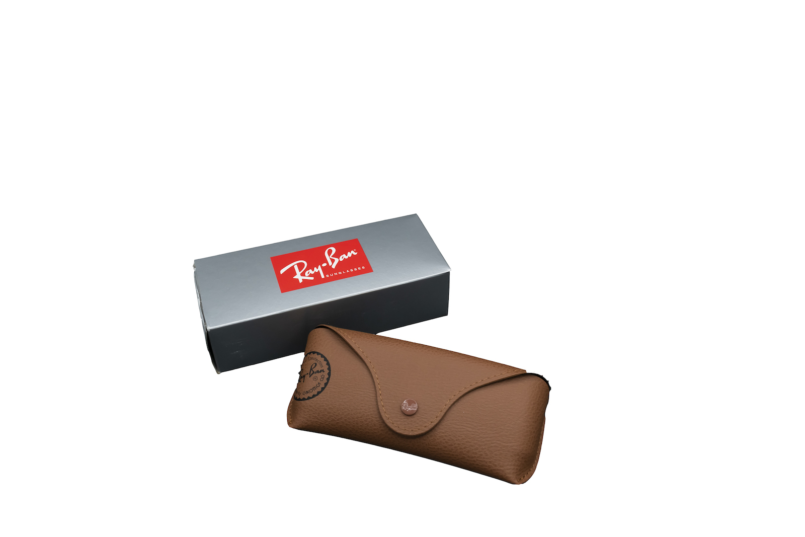 Ray-Ban Sunglasses with Brown Case and Burgundy Frame Ray-Ban Tech Wrap Sunglasses LiteForce Matte Red Frame Brown  main image 2