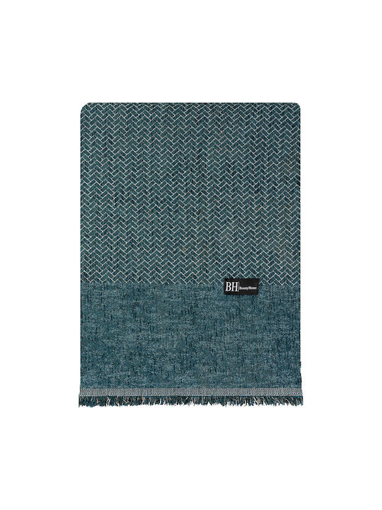 Beauty Home Σετ Ριχτάρια 2τμχ Chenille Πετρόλ