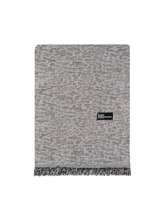 Beauty Home Σετ Ριχτάρια 2τμχ Chenille Γκρι