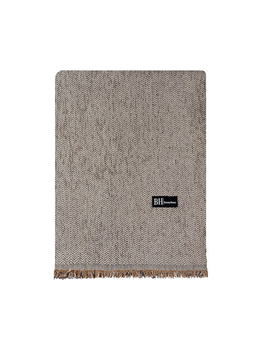 Beauty Home Ριχτάρι Πολυθρόνας Chenille 170x170εκ. Μπεζ