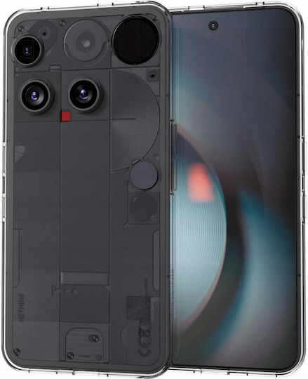 Spacecase Back Cover Silicon 1mm Transparent (Nothing Phone (3))