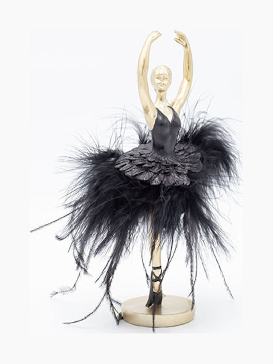 Eurolamp Christmas Plastic Figure Ballet dancer Black Height 21.7cm