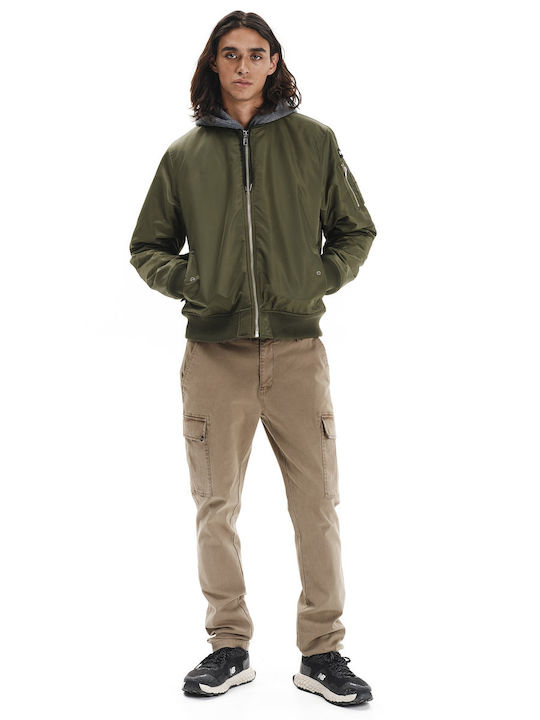 Winter Jacke Bomber Grün