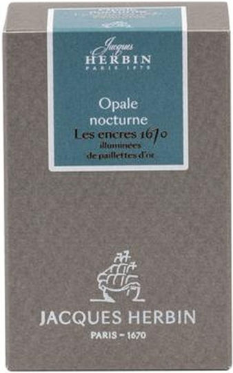 Jacques Herbin Ersatz- und Füllfederhaltertinten für Füllfederhalter Blau 50ml