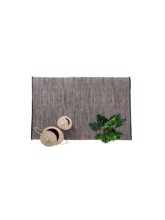 Royal Carpet Χειροποίητο Χαλί Ορθογώνιο Βαμβακερό Black 160x230cm