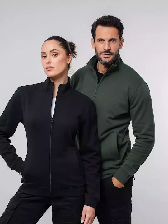 JRC Unisex Διαφημιστική Ζακέτα Μακρυμάνικη Black