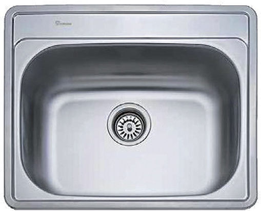 Donau Drop-In Мивка Inox Сатен Ш50xД60см Сребрист