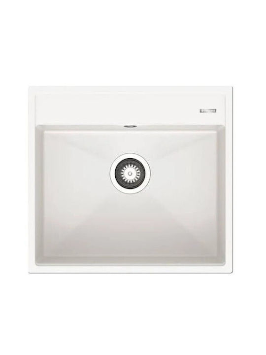Pyramis Ithaka 1b 070246811 Drop-In Мивка от Синтетичен Гранит Ш61xД51см Бежов