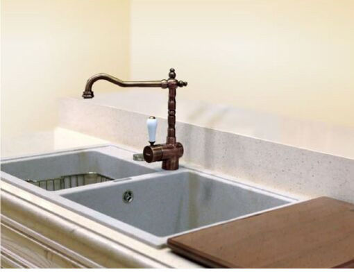 Macart Lexus N-200 Drop-In Chiuvetă Dreapta din Granit Sintetic L86xW50cm Brazilia