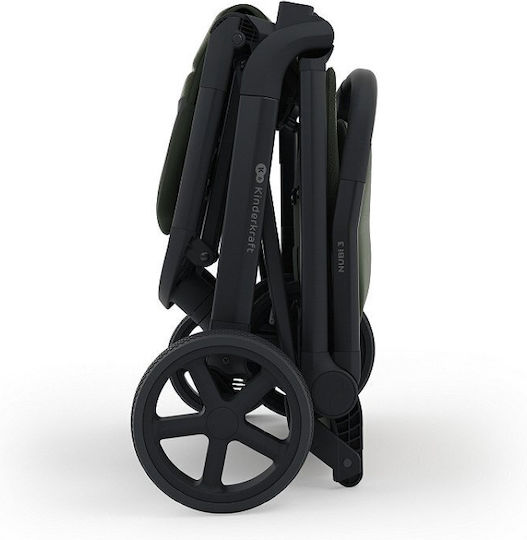 Kinderkraft Nubi 3 Καρότσι Μωρού Kατάλληλο για Nεογέννητο Mystic Green 8.7kg