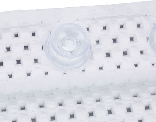 Relaxdays Antiderapant pentru cadă cu ventuze Alb 19.5x30.5εκ.
