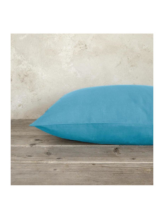 Nima Sheet Super-Double 240x260cm. Unicolors Petrol Blue