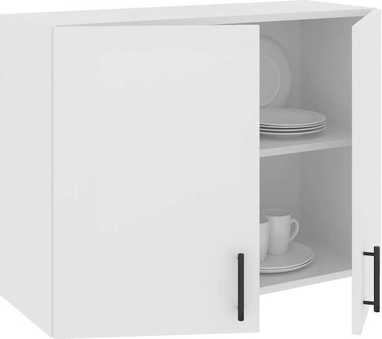 Karo Schrank Wand Alb 80x30x60cm